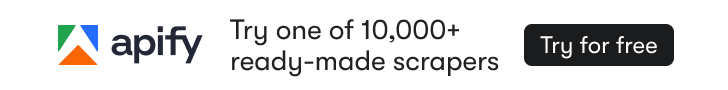 Try one of 10,000+ ready-made scrapers